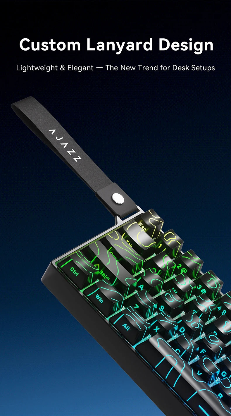 AJAZZ AK680 V2/Max 60% Magnetic Switch Mechanical Gaming Keyboard