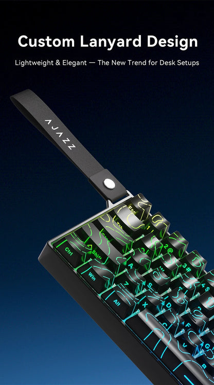 AJAZZ AK680 V2/Max 60% Magnetic Switch Mechanical Gaming Keyboard