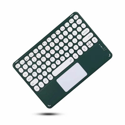 Spanish/English 10-Inch Bluetooth Keyboard for iPad, Tablet & Laptop