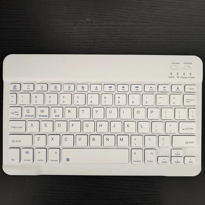 Spanish/English 10-Inch Bluetooth Keyboard for iPad, Tablet & Laptop