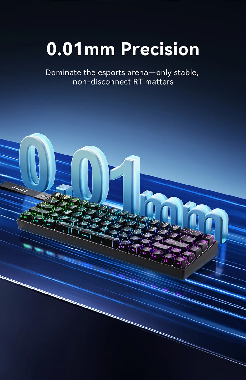 AJAZZ AK680 V2/Max 60% Magnetic Switch Mechanical Gaming Keyboard