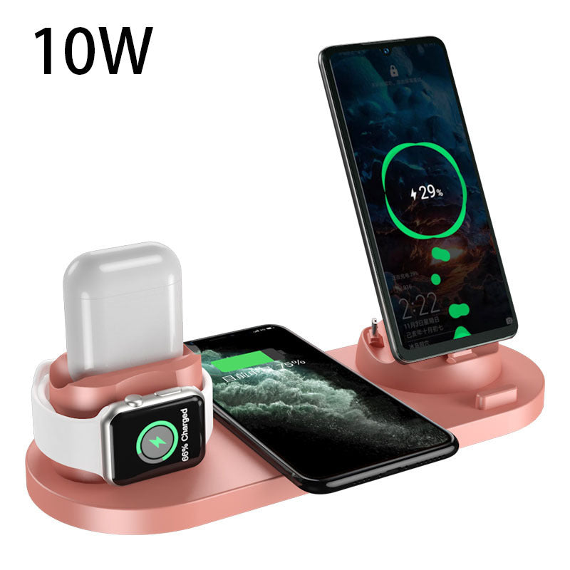6-in-1 Wireless Charging Station – Fast Charger Dock for iPhone