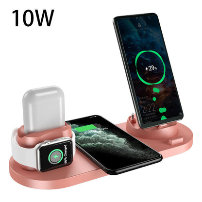 6-in-1 Wireless Charging Station – Fast Charger Dock for iPhone