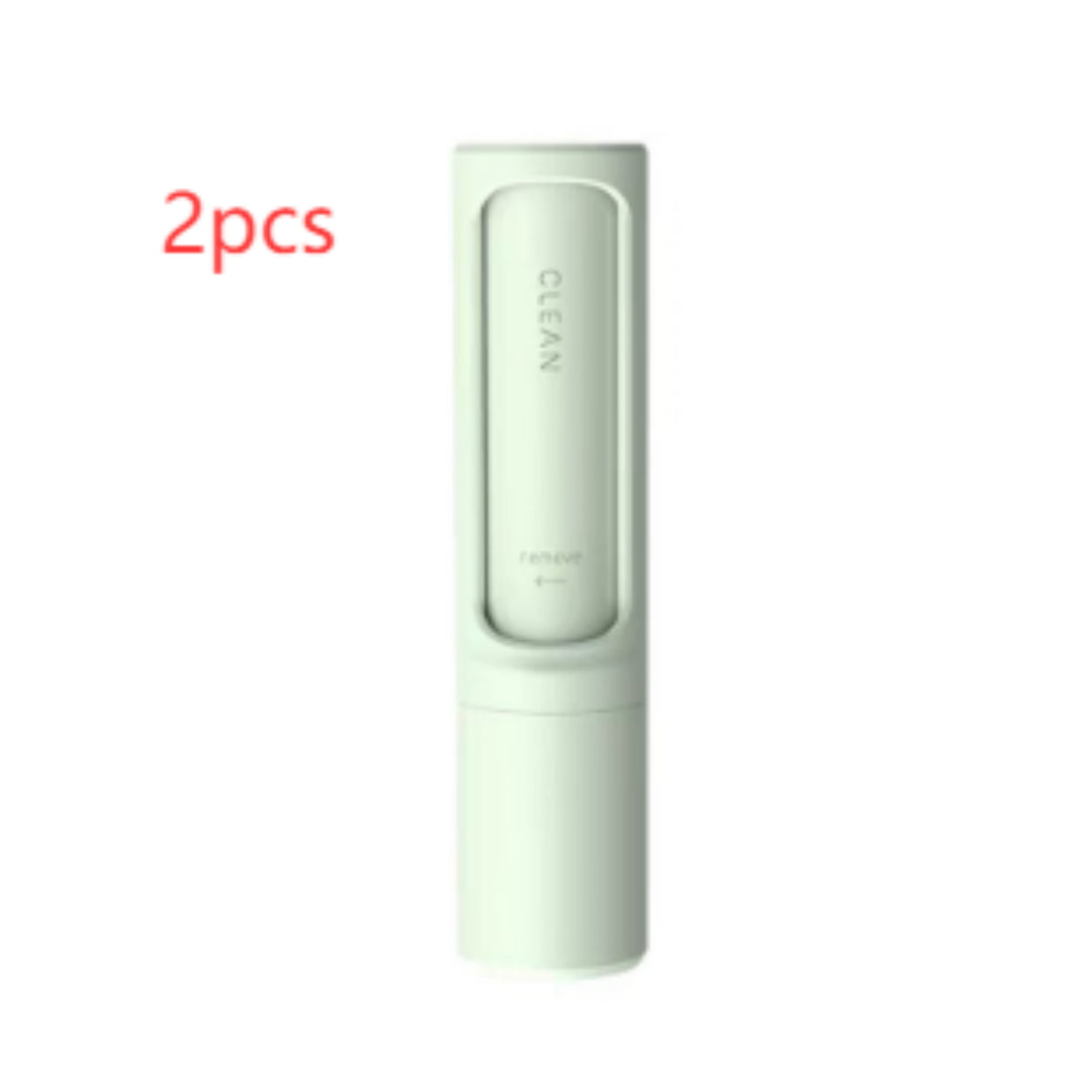 2-in-1 Reusable Pet Hair Remover Brush Self-Cleaning Lint Roller