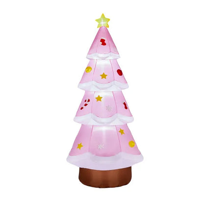 7.2FT Lighted Christmas Inflatable Tree – Yard Decoration