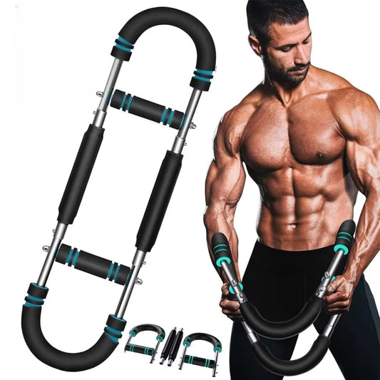 Adjustable arm exerciser and chest expander for upper body training