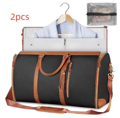 Large Capacity Travel Duffle Bag – Women’s Handbag & Folding Suit Bag