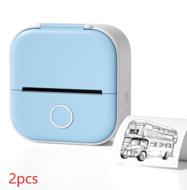 Portable Mini Thermal Label Printer Bluetooth-Compatible Inkless Photo Printer