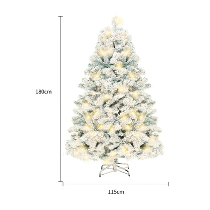 Snow PVC Artificial Christmas Tree for Home & Store Window Decor
