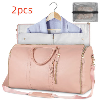 Large Capacity Travel Duffle Bag – Women’s Handbag & Folding Suit Bag