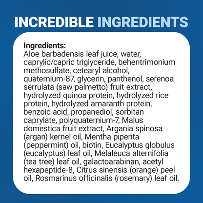 Dr. Berg Biotin Conditioner for Men & Women (Improved High-Performance Formula) - Independently Tested & Certified Paraben- Sulfate- & Silicone-Free - Infused W/Biotin, Argan & Botanicals - 8 Fl Oz