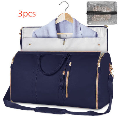 Large Capacity Travel Duffle Bag – Women’s Handbag & Folding Suit Bag