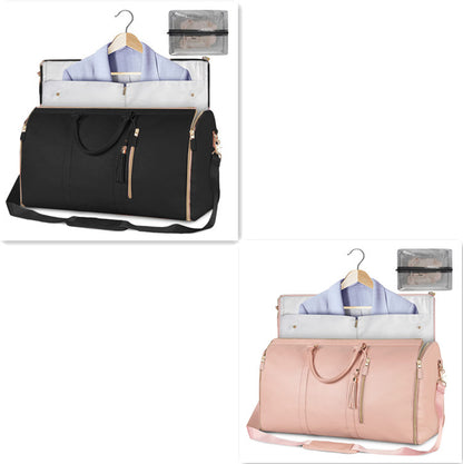 Large Capacity Travel Duffle Bag – Women’s Handbag & Folding Suit Bag
