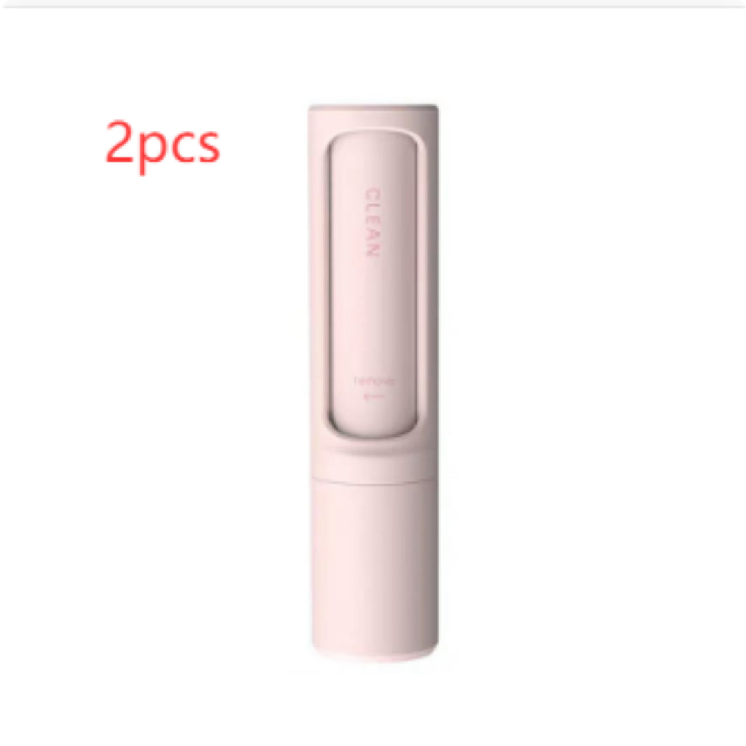 2-in-1 Reusable Pet Hair Remover Brush Self-Cleaning Lint Roller