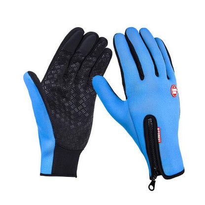 Winter Touch Screen Motorcycle Gloves – Waterproof Fleece Sports Gloves