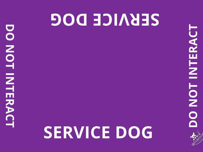 Wagaround Dog Travel Mat- Service Dog Travel Mat "DO NOT INTERACT"