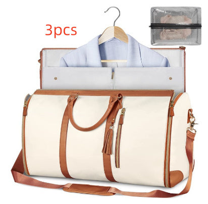 Large Capacity Travel Duffle Bag – Women’s Handbag & Folding Suit Bag