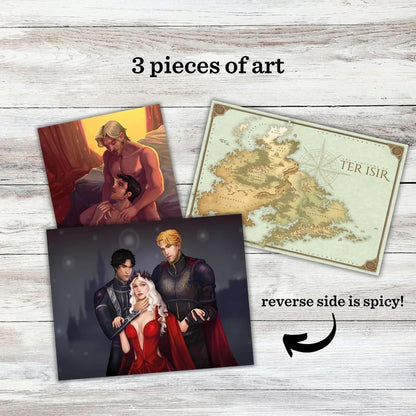 Bitten and Bound the Complete Trilogy Signed Paperback + Character Art - MMF Vampire Romantasy, Includes Given, Stolen, Kept Books