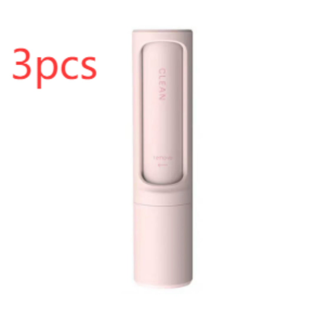 2-in-1 Reusable Pet Hair Remover Brush Self-Cleaning Lint Roller