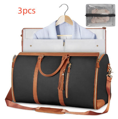 Large Capacity Travel Duffle Bag – Women’s Handbag & Folding Suit Bag