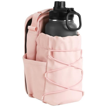 Magnetic Fitness Crossbody Bottle Bag – Gym Sling Water Holder