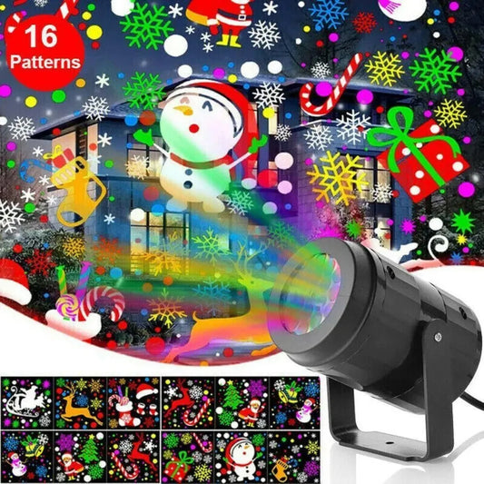 Christmas Snowflake Projector | LED Rotating Outdoor Holiday Light