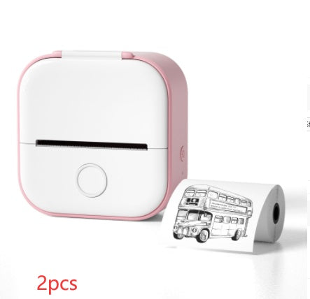 Portable Mini Thermal Label Printer Bluetooth-Compatible Inkless Photo Printer