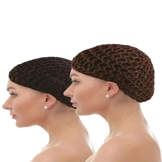 Solid Color Hollow Out Design Net Hats, Casual Elastic Hair Cap for Women, Fashionable Hair Net Accessories for Daily Wear