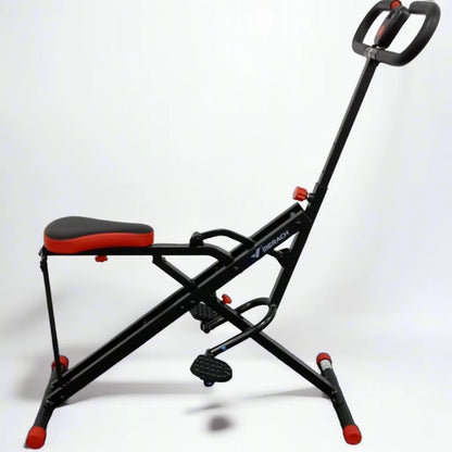 Squat Machine 2In1 Squat Rowing Machine Easy Setup Foldable Exercise Equipment Glute Trainer Machine Glutes Leg Home Fit