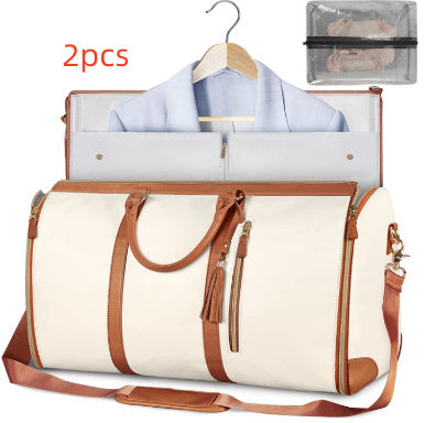 Large Capacity Travel Duffle Bag – Women’s Handbag & Folding Suit Bag