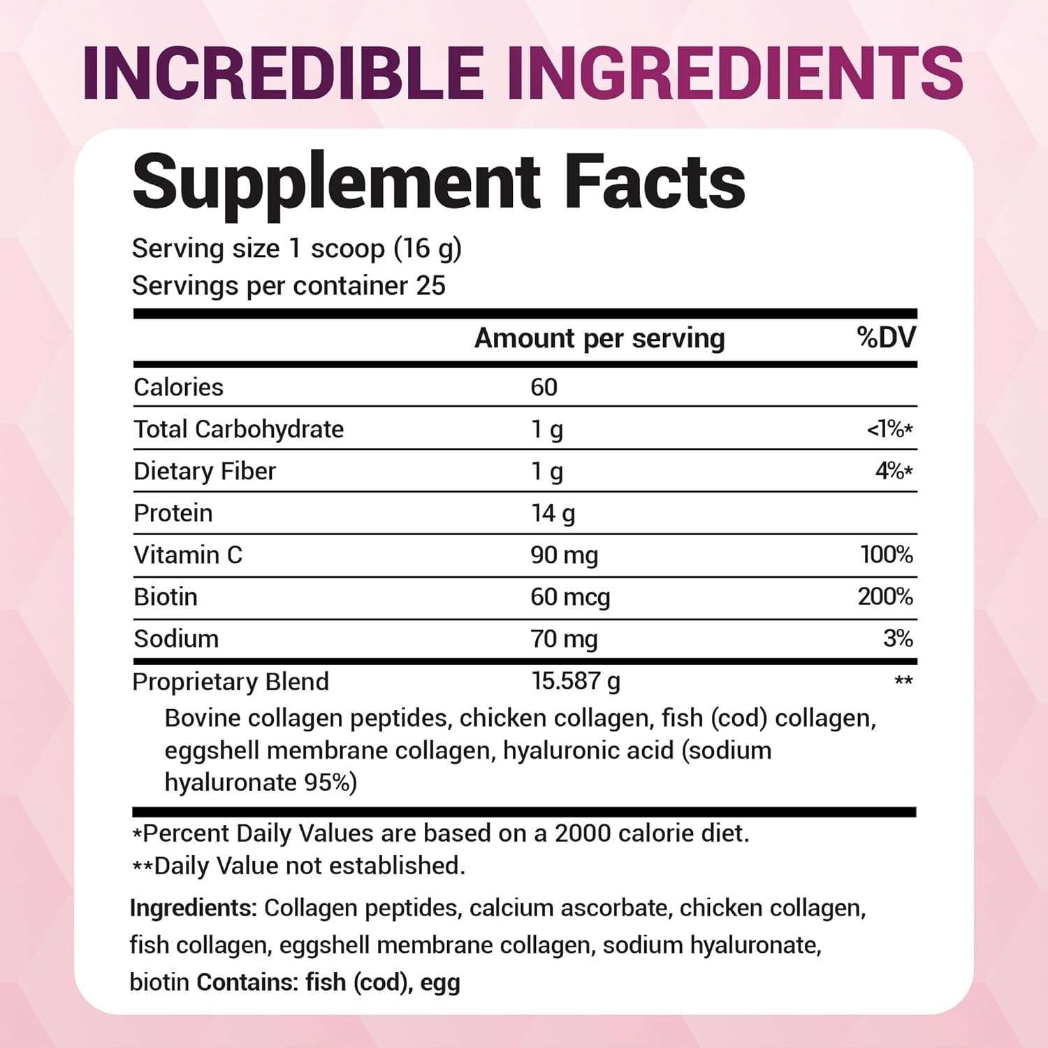 Dr. Berg Multi Collagen Peptides Powder Types I, II, III, V, X - Unflavored Collagen Powder W/ 14 G of Protein - Grass-Fed, Pasture-Raised & Wild-Caught Collagen Sources - 25 Servings