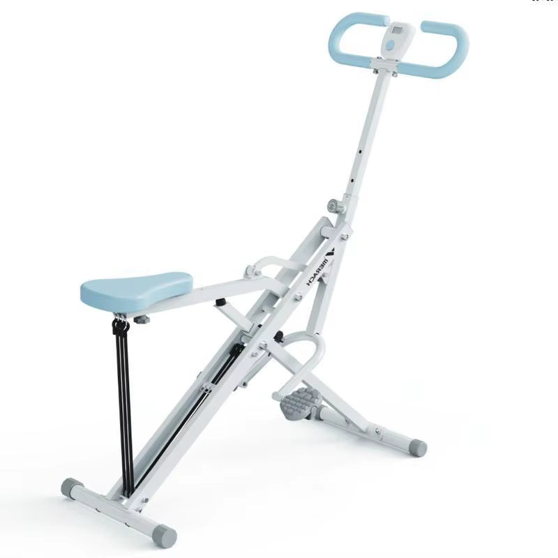 Squat Machine 2In1 Squat Rowing Machine Easy Setup Foldable Exercise Equipment Glute Trainer Machine Glutes Leg Home Fit