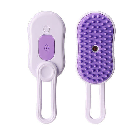 3-in-1 Electric Steam Pet Brush for Cats & Dogs Grooming Comb