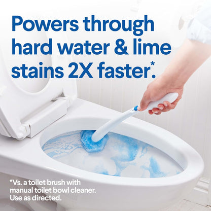Toiletwand Disposable Toilet Cleaning System - Toiletwand, Storage Caddy and 16 Disinfecting Refill Heads