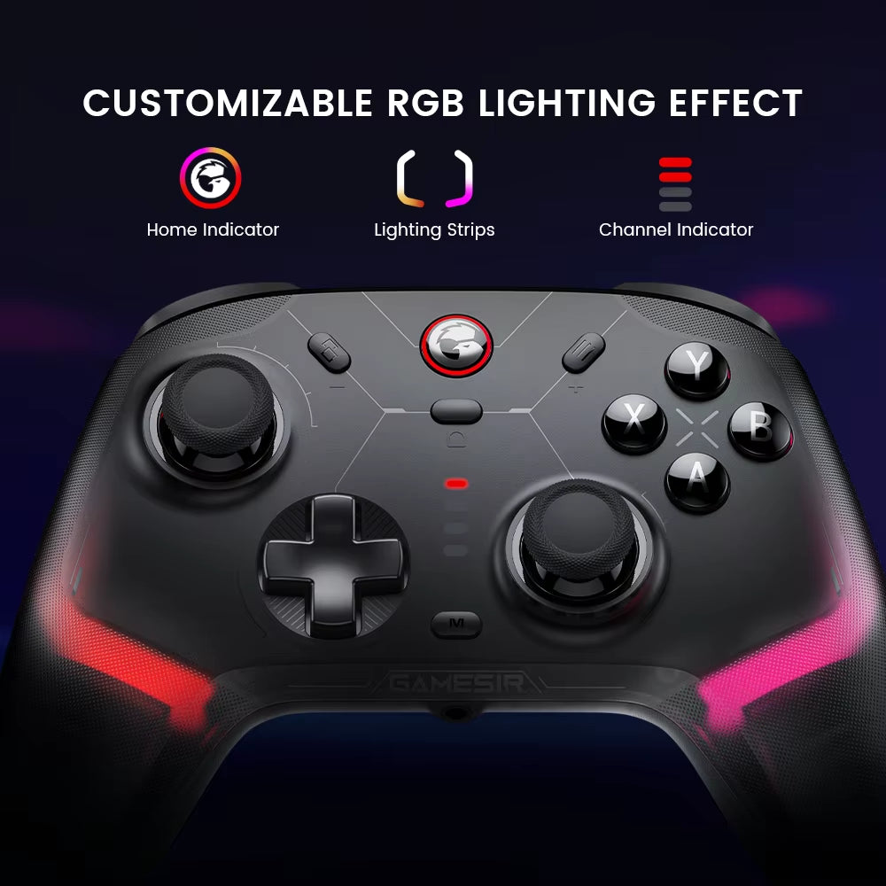 Gamesir Cyclone 2 Wireless Controller for Nintendo Switch 2 / Iphone / Android, Bluetooth Gamepad with Hall Effect Triggers