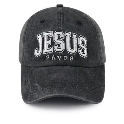 Jesus Saves hat – Christian baseball cap for men and women.