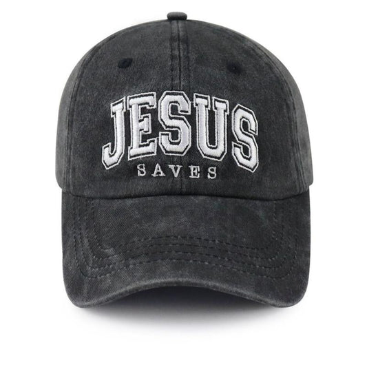 Jesus Saves hat – Christian baseball cap for men and women.
