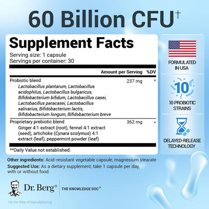 A comprehensive guide graphic on choosing the best probiotics for digestive health