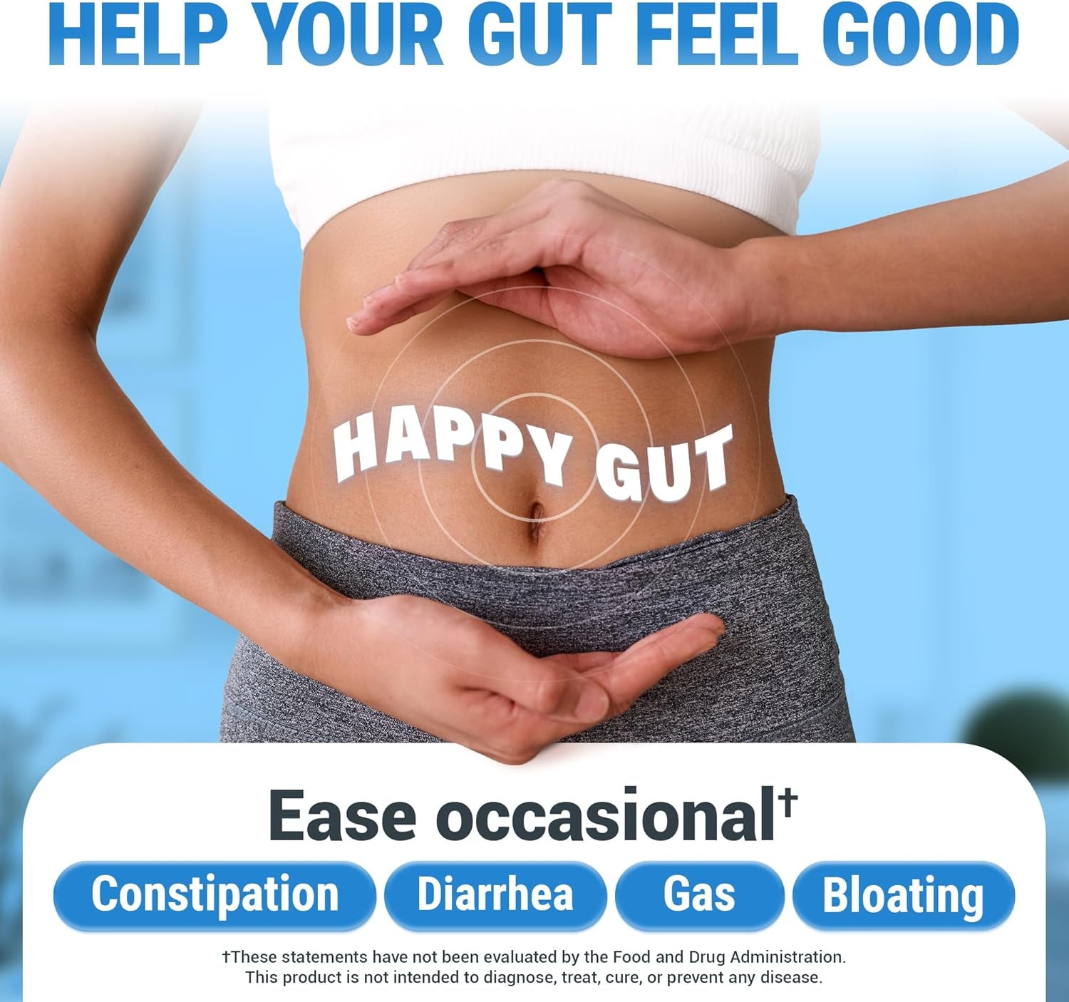 Diagram explaining how probiotics can help support and repair a leaky gut lining.