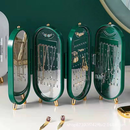 ravel jewelry case personalized with compartments for necklaces and bracelets